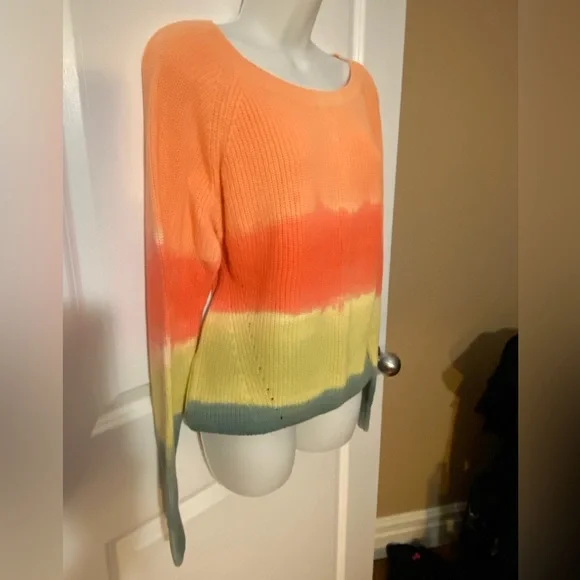 NWT Seven 7 Premium Quality Brand 100% Cotton Sweater Multicolour Size M - Picture 3 of 12